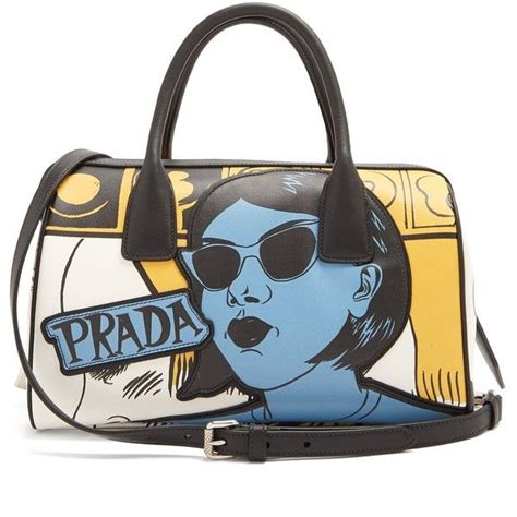 prada comic print backpack|Khaki Printed Re.